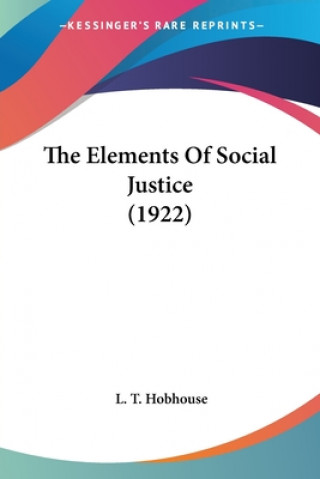 Kniha Elements Of Social Justice 