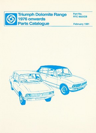 Książka Triumph Dolomite Range 1976 on Parts Catalogue Brooklands Books Ltd