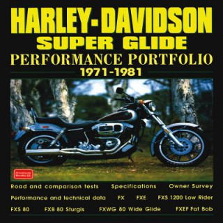 Carte Harley Davidson Super Glide Performance Portfolio, 1971-81 