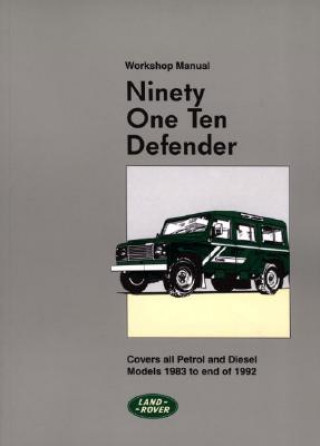 Carte Land Rover 90 and 110 (Plus Defender Supplements) Workshop Manual Brooklands Books Ltd
