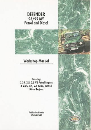 Kniha Land Rover Defender 93/95 