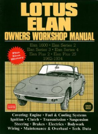 Könyv Lotus Elan Owners Workshop Manual 1962-74 R M Clarke