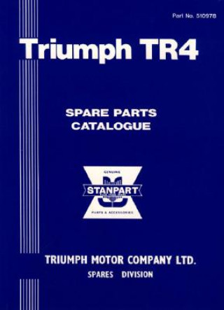 Kniha Triumph Parts Catalogue: Tr4 Brooklands Books Ltd