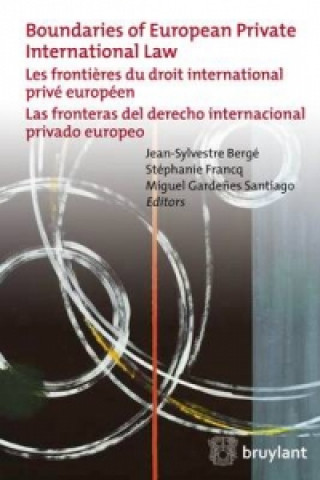 Könyv Boundaries of European Private International Law JEAN-SYLVESTR BERGE