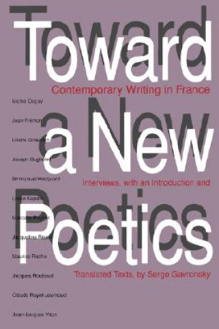 Книга Toward a New Poetics Serge Gavronsky