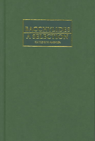 Könyv Bacchylides Bacchylides