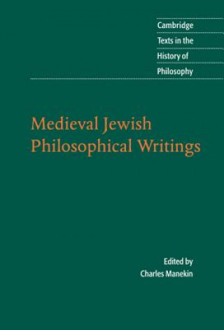 Book Medieval Jewish Philosophical Writings Charles Manekin