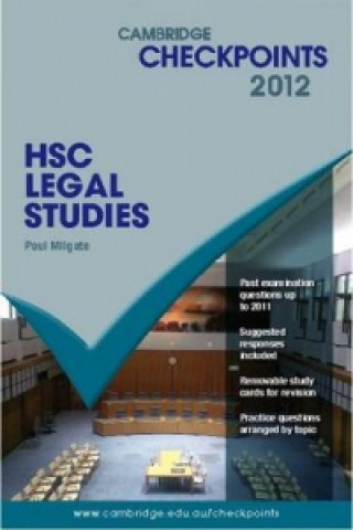 Kniha Cambridge Checkpoints HSC Legal Studies 2012 Paul Milgate