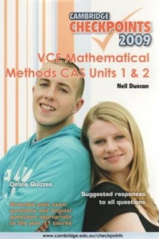 Kniha Cambridge Checkpoints VCE Mathematical Methods CAS Units 1&2 Neil Duncan