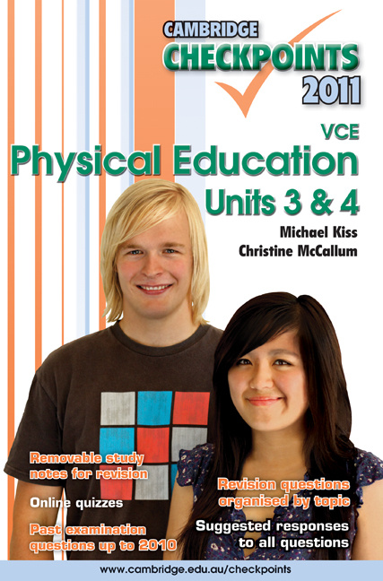 Kniha Cambridge Checkpoints VCE Physical Education Units 3&4 2011 Christine McCallum