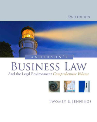 Buch Anderson's Business Law and the Legal Environment, Comprehensive Volume David P. Twomey