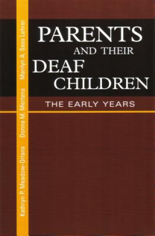 Livre Parents and Their Deaf Children Donna M. Mertens