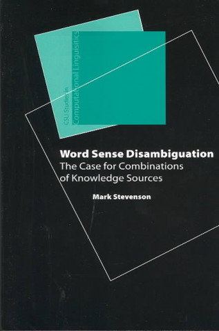 Carte Word Sense Disambiguation Mark Stevenson