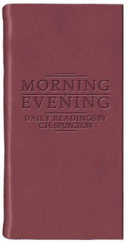 Carte Morning And Evening - Matt Burgundy C.H. Spurgeon