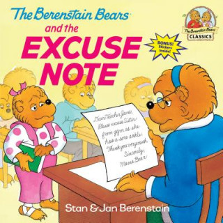 Knjiga Berenstain Bears and the Excuse Note Jan Berenstein