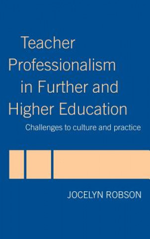 Kniha Teacher Professionalism in Further and Higher Education Jocelyn Robson