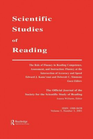 Kniha Role of Fluency in Reading Competence, Assessment, and instruction Edward J. Kame'enui