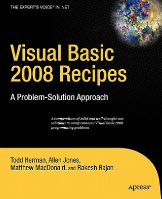 Carte Visual Basic 2008 Recipes Rakesh Rajan