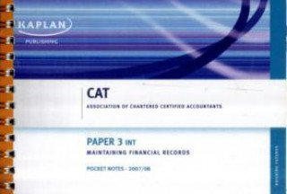 Kniha (INT) Maintaining Financial Records - Pocket Notes 