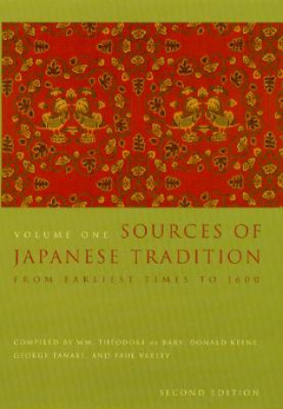 Könyv Sources of Japanese Tradition Donald Keene