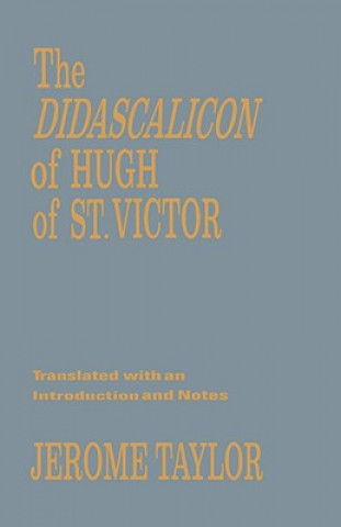 Knjiga Didascalicon of Hugh of Saint Victor St.Victor Hugh