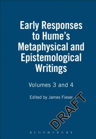 Könyv Early Responses to Hume's Metaphysical and Epistemological Writings 