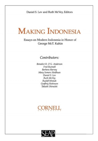Knjiga Making Indonesia Daniel S. Lev