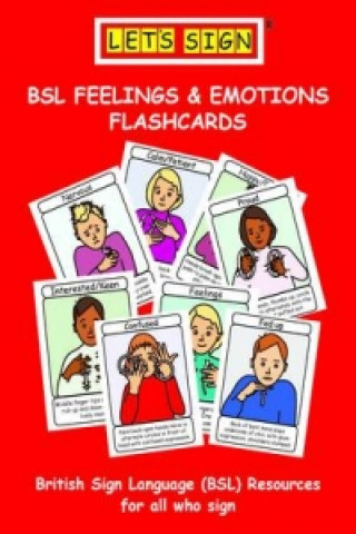 Nyomtatványok Let's Sign BSL Feelings & Emotions Flashcards Cath Smith