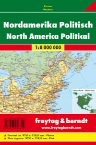 Nyomtatványok America North Map 