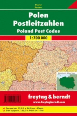 Pubblicazioni cartacee Poland Postcode Map 