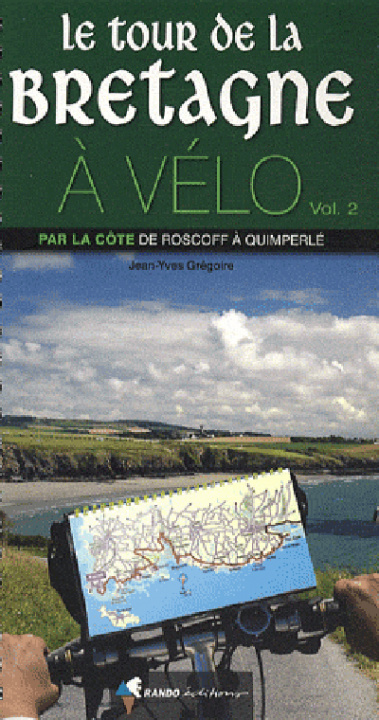 Carte Bretagne Tour a Velo Roscoff a Quimperle 13 Etapes 