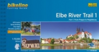 Carte Elbe River Trail 1 Praha - Magdeburg 