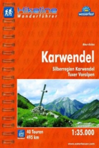 Książka Karwendel Wanderfuhrer Birgit Antes