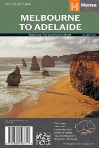 Pubblicazioni cartacee Melbourne to Adelaide Map 