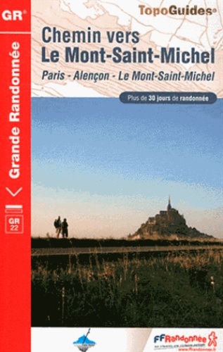 Carte Chemin Vers Le Mont-St-Michel GR22 + de 30 Jours de Randonnee 