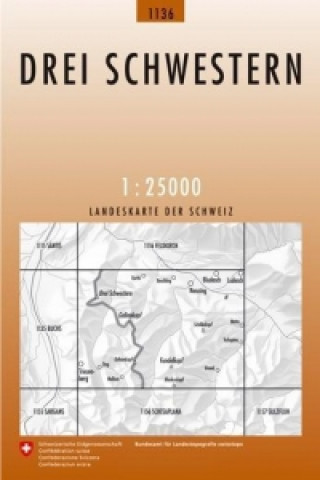 Materiale tipărite Drei Schwestern Bundesamt für Landestopografie swisstopo