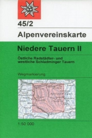 Materiale tipărite NIEDERE TAUERN II 452 Österreichischer Alpenverein