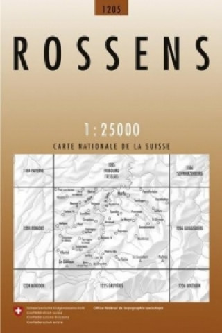 Tiskani izdelki Rossens Bundesamt für Landestopografie swisstopo