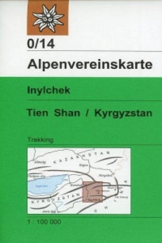 Nyomtatványok Alpenvereinskarte Inylchek - Tienschan-West / Kyrgyzstan Deutscher Alpenverein e.V. DAV