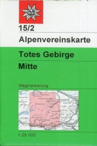 Tiskovina Totes Gebirge Mitte 1:25 000 Österreichischer Alpenverein