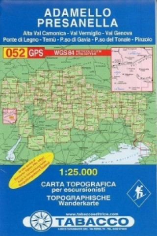 Nyomtatványok Adamello 052 GPS Presanella 