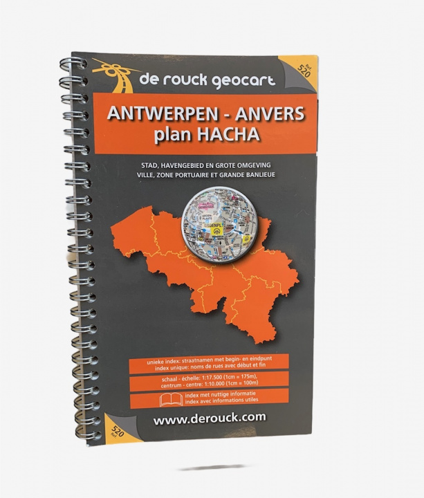 Tiskovina Antwerp Plan Hacha Pocket Atlas 