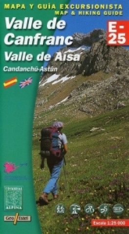 Tiskani izdelki Valle De Canfranc Map and Hiking Guide 