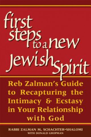 Kniha First Steps to a New Jewish Spirit Donald Gropman
