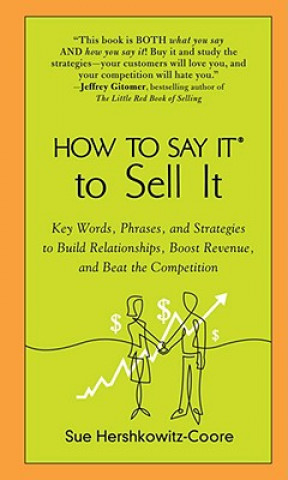 Książka How to Say it to Sell it Sue Hershkowitz-Coore