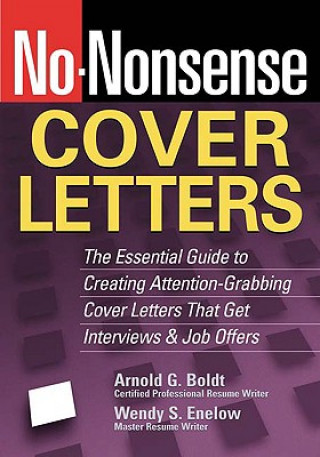 Carte No-Nonsense Cover Letters Arnold G. Boldt