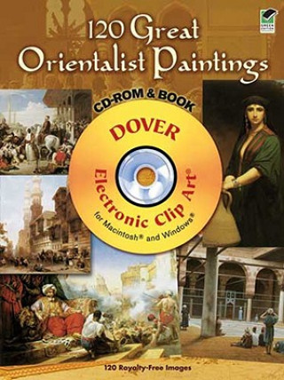 Carte 120 Great Orientalist Paintings CD-ROM and Book 