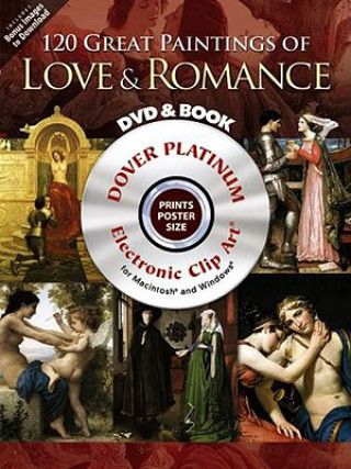 Könyv 120 Great Paintings of Love and Romance CD-ROM and Book Carol Belanger Grafton