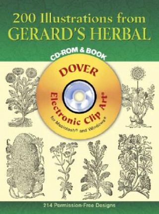 Digital 200 Illustrations from Gerard's Herbal John Gerard