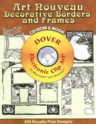 Книга "Art Nouveau" Decorative Borders and Frames Carol Belanger Grafton